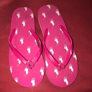 Polo size 8 flip flops